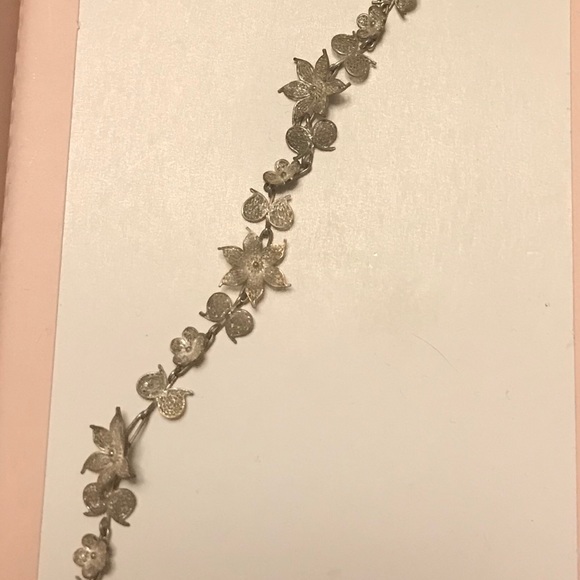 Beautiful sterling silver bracelet-vintage - Picture 2 of 3